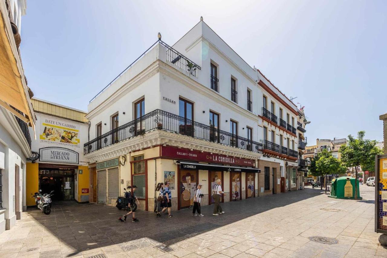 Comfy Away - Apartamento Exclusivo Mercado De Triana Con Balcon Séville Extérieur photo